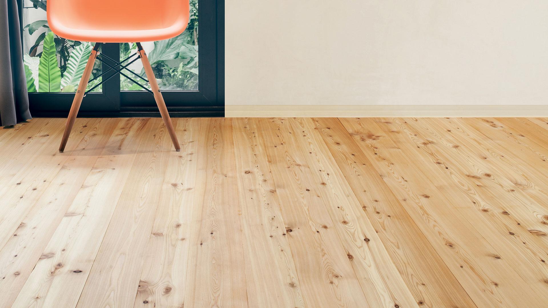 parquet en bois raboté