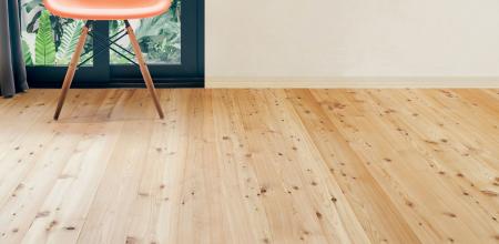 parquet en bois raboté