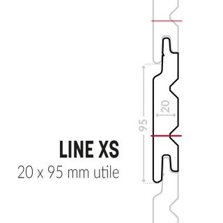 Bardage avec profil line XS