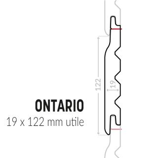 Bardage avec profil ontario