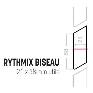 Bardage bois avec profil Rythmix Biseau