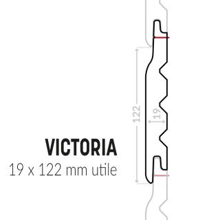 Bardage avec profil Victoria