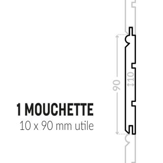 Lambris naturel profil mouchette