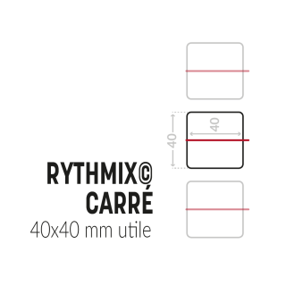 Bardage avec profil Rythmix Carré