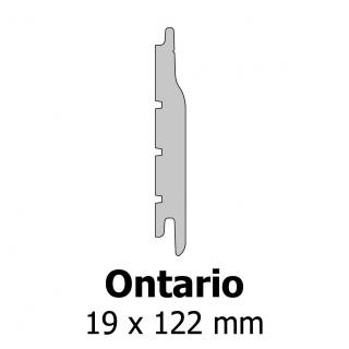 Profil bardage bois Ontario 19x122